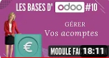 Les BASES d'Odoo V15: L' ACOMPTE - module facturation
